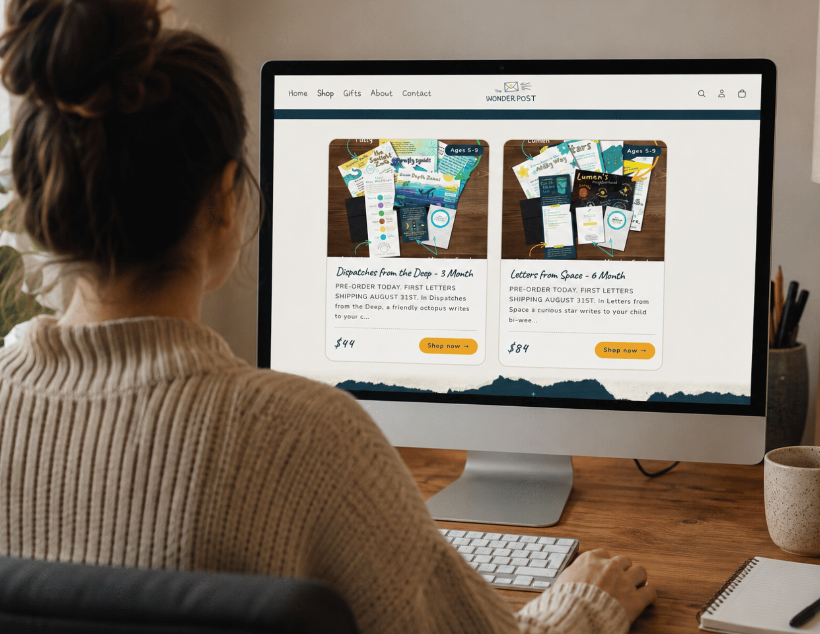Child at the mailbox