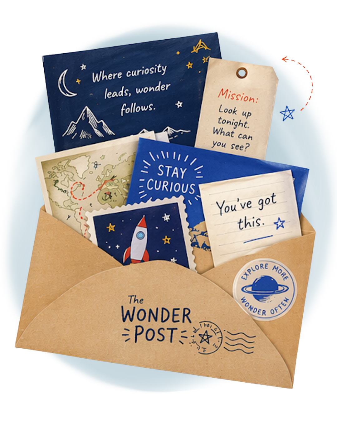 Wonder Post envelope